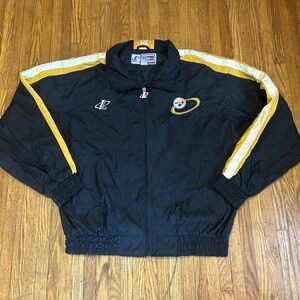 Vintage Logo Athletic Pro Line Pittsburgh Steelers Jacket Coat Size XL